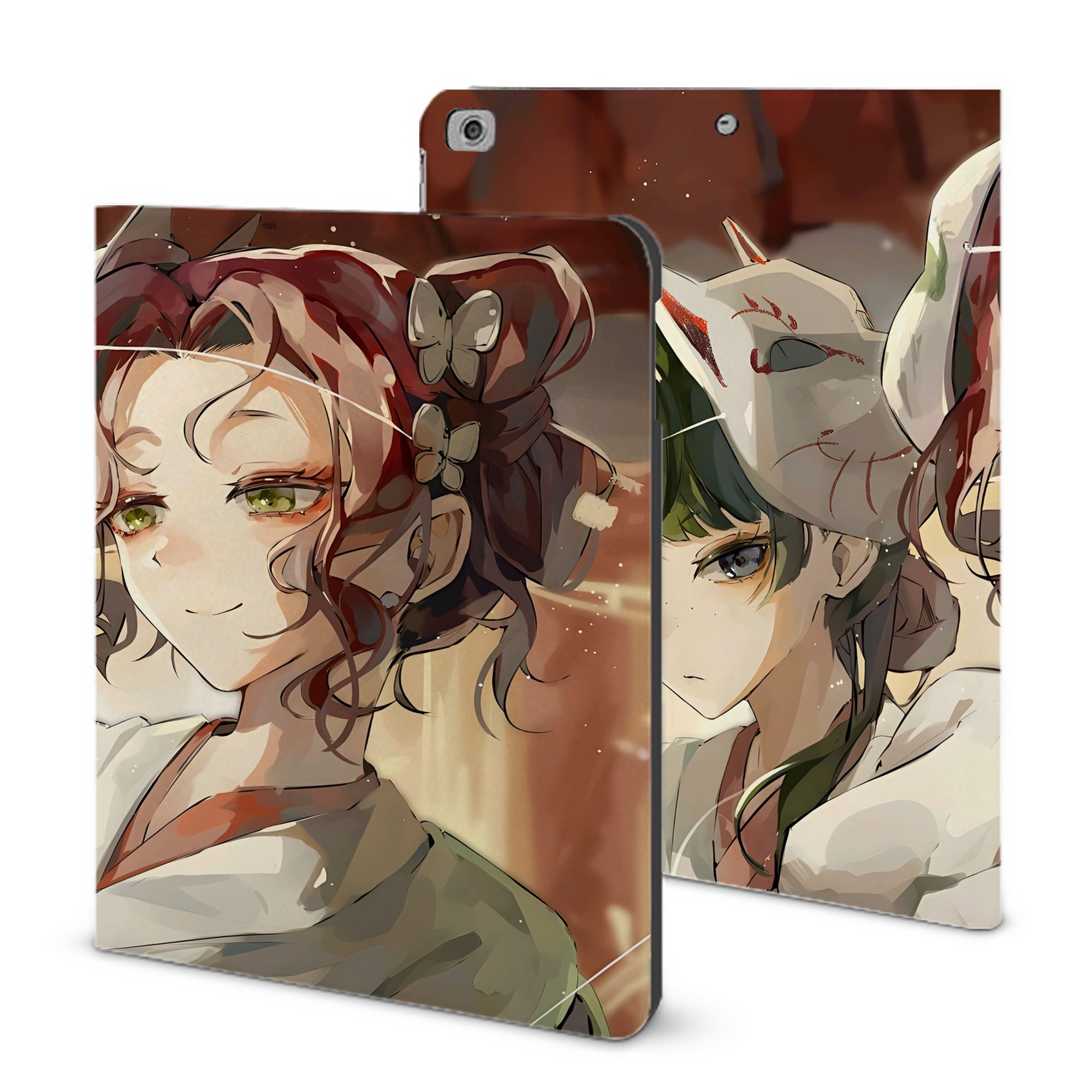 （画像用） 薬屋のひとりごと The Apothecary Diaries IPad ケース ブック型 PUレザー TPU 耐衝撃 軽量 薄型 ペン収納なし 全面保護 IPad 各モデル対応